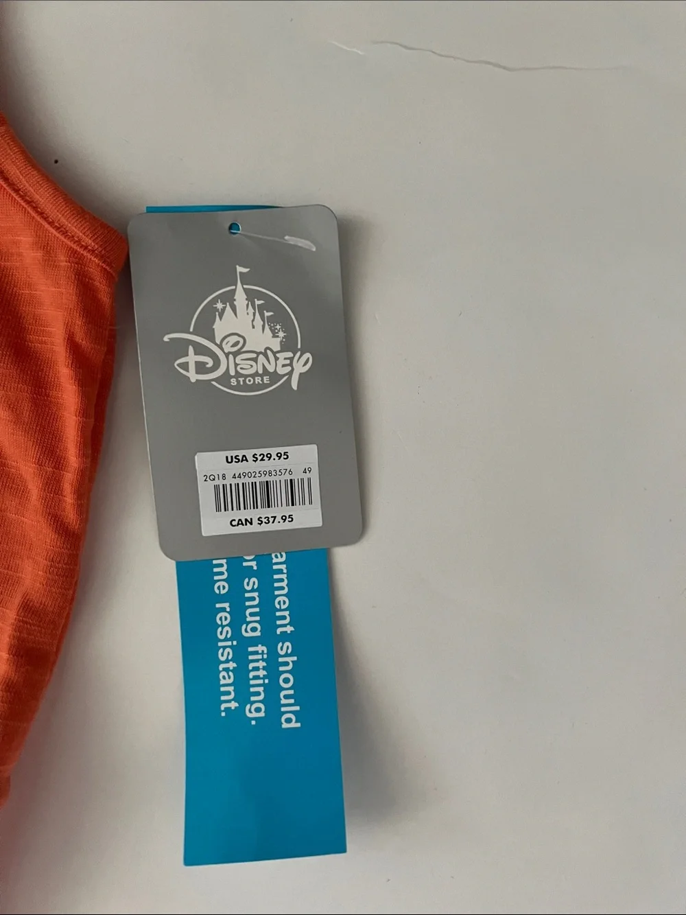 Disney Orange Moana Tank Pajama Set with Skirted Layer & Floral Capri Pants